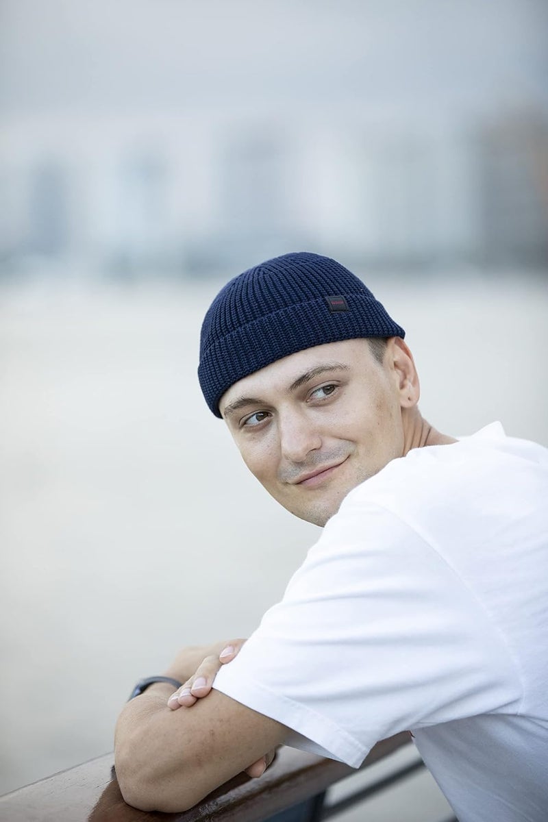 DASMINI Fisherman Beanie Hats for Men Women,Knit Trawler Skull Cap,Watch Cap,Spring Fall Winter Warm Short Hats - Image 2